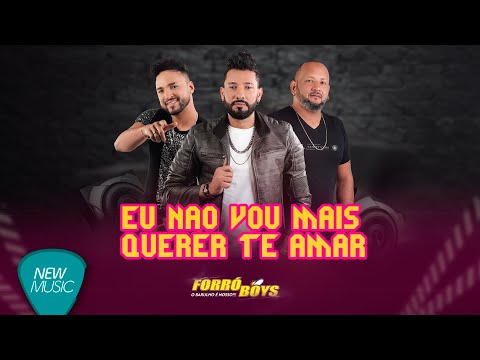 Forró Boys - Eu Não Vou Mais Querer Te Amar (No Ritmo Do Forró Boys) [Lyric Video]