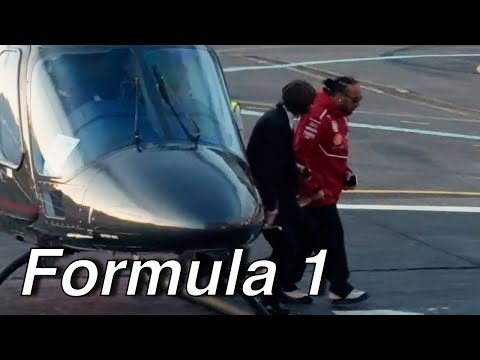 Lewis Hamilton Helicopter Arrives in London After Silverstone F1 Drama