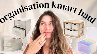 MY FIRST KMART HAUL - Organisation & Storage to set up my new life in Australia