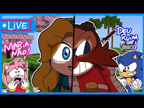 EGGMAN E MARIA ROBOTNIK TRABALHANDO JUNTOS?! - MINECRAFT