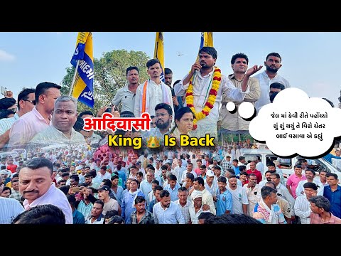 Adivasi King 👑 Is Back જેલ માં કેવી રીતે પહોંચ્યો શું શું થયું તે વિશે ચેતર ભાઈ વસાવા એ કહ્યું