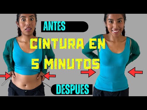 REDUCIR CINTURA en 5 minutos 😱