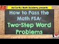 Navigating Two-Step Word Problems for FSA Success