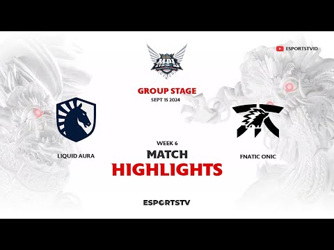 Team Liquid vs Fnatic ONIC HIGHLIGHTS MPL ID S14 | FNOC VS TLID ESPORTSTV