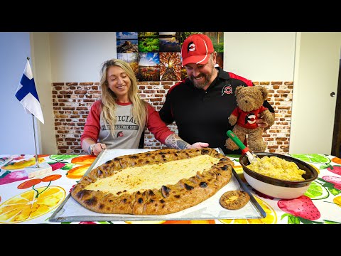 The 13,000 Calorie Supersized Finnish Pastry Challenge w/ Randy Santel