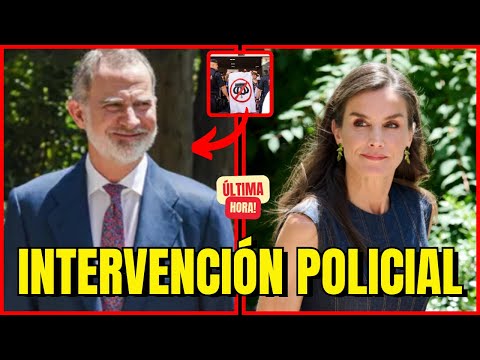 ÚLTIMA HORA! INTERVENCIÓN POLICIAL en el ÚLTIMO ACTO de Letizia Ortiz y Felipe en Cataluña