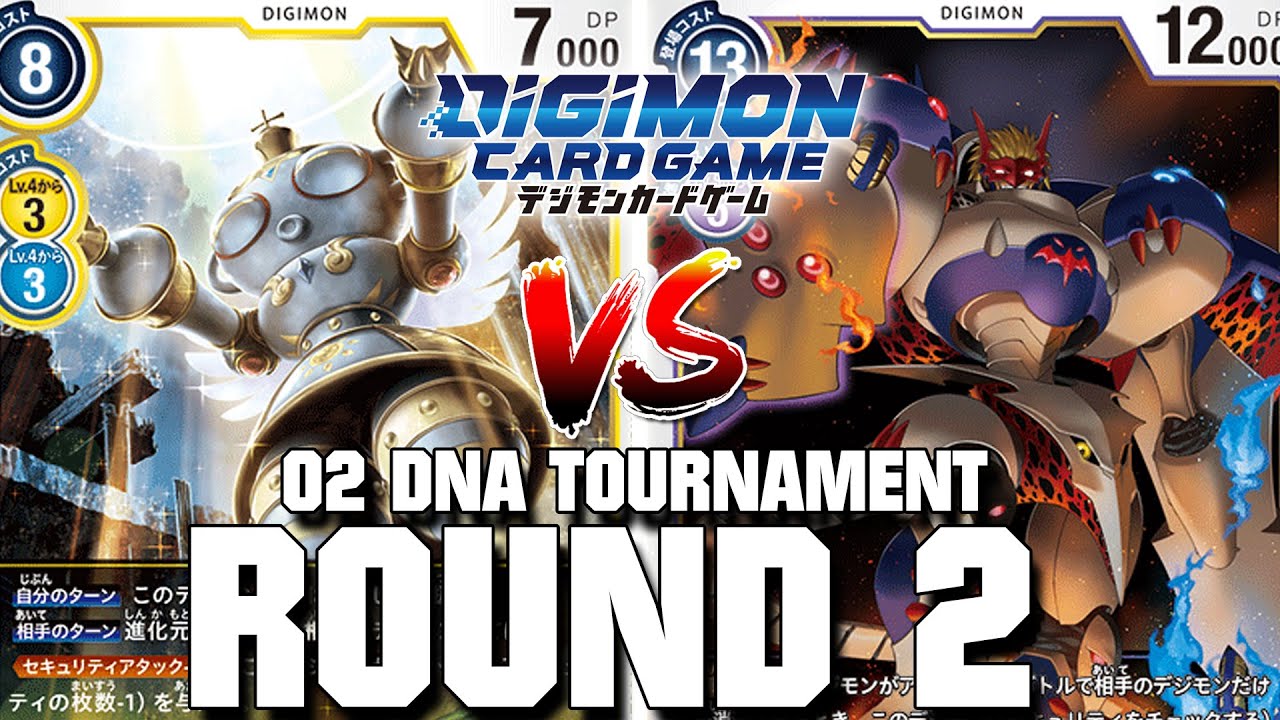 Shakkoumon VS MaloMyotismon!! | Digimon Card Game: 02 DNA Tournament (Round 2)