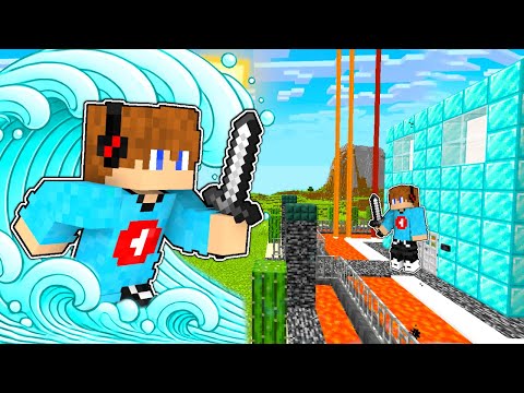 TSUNAMI Alek DIamond 💎vs BEZPIECZNA BAZA w Minecraft!