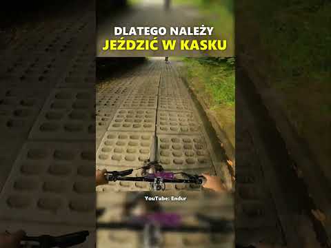 DLATEGO NALEŻY JEŹDZIĆ W KASKU #shorts