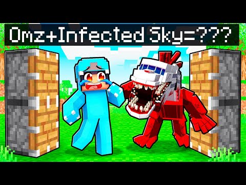 Omz + Infected Sky = ??? In Minecraft!