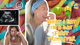 What I Eat In A Day: First Trimester - Sick AF!!