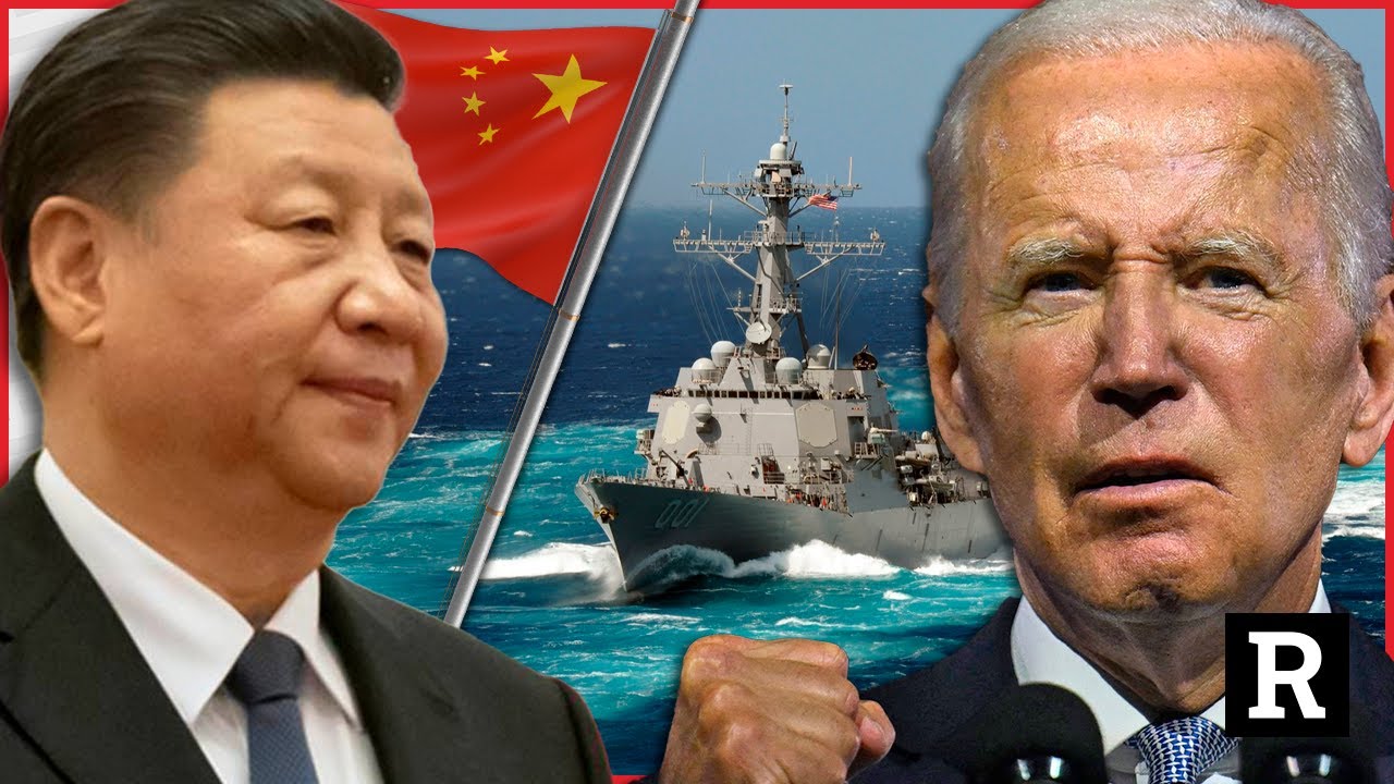 US issues Red Alert on China as Biden launches warships | Redacted with Clayton Morris