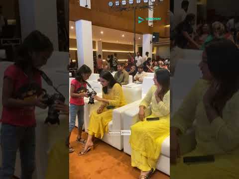 കുട്ടി ഫോട്ടോഗ്രാഫറിൻ്റെ ഫോട്ടോസ് കണ്ട് ഞെട്ടി അനുശ്രീയും അധിതിയും ?#anusree #aditiravi #photo