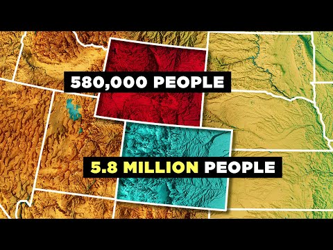 YouTube video thumbnail: Why Wyoming Is Vastly Emptier Than Colorado