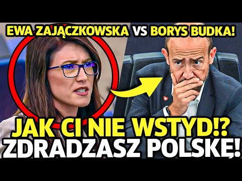 SKANDAL W EUROPARLAMENCIE! EWA ZAJĄCZKOWSKA WŚCIEKŁA NA BORYSA BUDKĘ! WYGARNĘŁA MU PROSTO W OCZY!