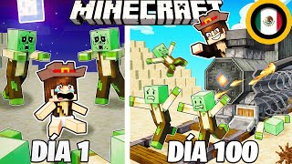 ¡Sobreviví 100 Días en los RIELES MUERTOS en MINECRAFT!