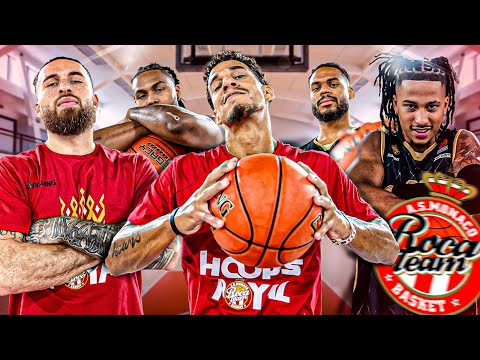 J'AFFRONTE L'AS MONACO BASKET ! (ft MIKE JAMES, MATTHEW STRAZEL, ELIE OKOBO..)