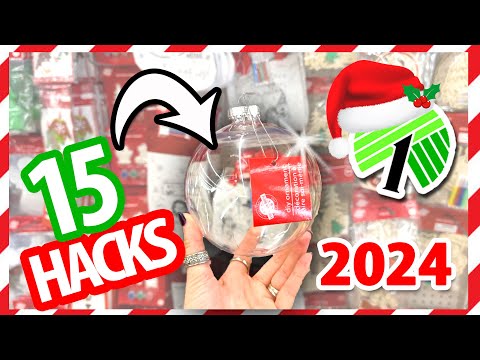 🎄*15* CHEAP ORNAMENT HACKS! Christmas $1 Dollar Tree DIYs 2024