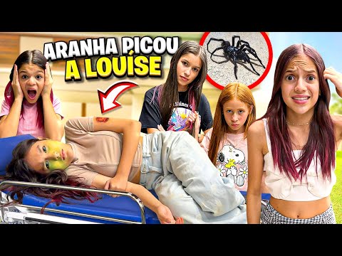 LOUISE FOI PICADA POR UMA ARRANHA E FOI PARAR NO HOSPITAL (Jéssica Sousa e Família)