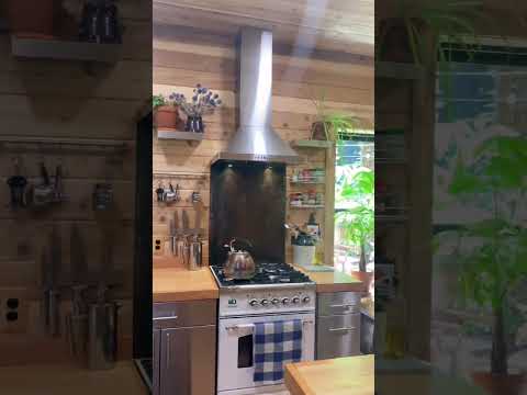 Castle cabin tour. Designed and built by us #diy #handmade #home #house