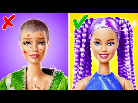 De Poupée Pauvre à Poupée Riche : Transformation ❤️ *Meilleurs Gadgets et Créations pour Barbie*