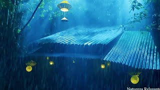 ⚡ 숙면을 위한 강한 뇌우 소리 | 밤하늘에 울려 퍼지는 폭우와 강렬한 천둥소리