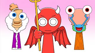 Sprunki OC All Phase - Kinger, Demian, Gary the Snail | Compilation Sprunki Incredibox