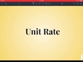 Mastering Unit Rates and Their Applications