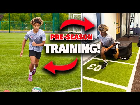 TRAIN LIKE PRO FOOTBALLERS | PRE SEASON TRAINING!!