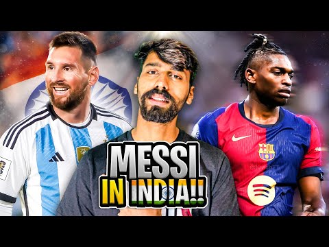 Lionel Messi in India 2025 ! Barcelona Wants Leao Confirm ? Mbappe first 100 Days at Real Madrid