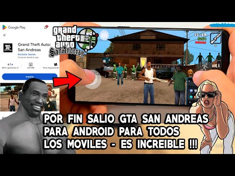 Por Fin Salio el GTA SAN ANDREAS para TODOS los MOVILES en la PLAY STORE  - JUEGO OCULTO