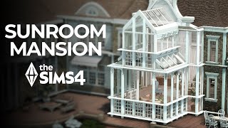 The Sims 4 Glass Atrium Mansion: Building a Dream Lakehouse! No CC