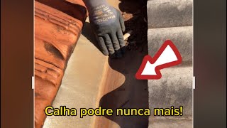 Evite que sua calha apodreça
