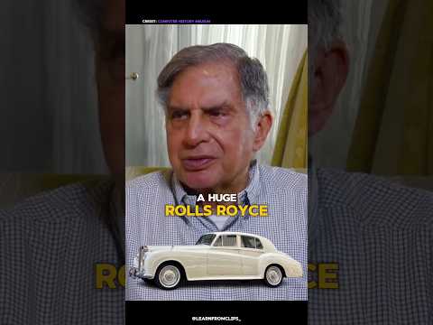 Ratan Tata was embarrassed by Rolls Royce! #ratantata #rollsroyce