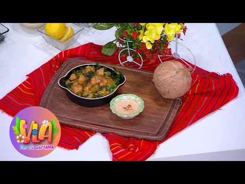 Ismael Zhu nos enseña a preparar deliciosas palomitas de camarón😋🦐 | VLA Fin de semana
