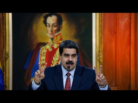 YouTube video thumbnail: Maduro Threatens 'Republic in Arms' if US Forces Attack Venezuela
