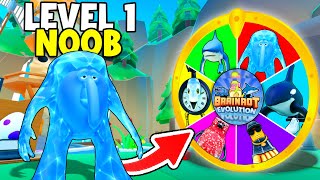 Wheel Picks EVERY *REPLACEMENT* BRAINROT In Brainrot Evolution! (NEW Codes!)