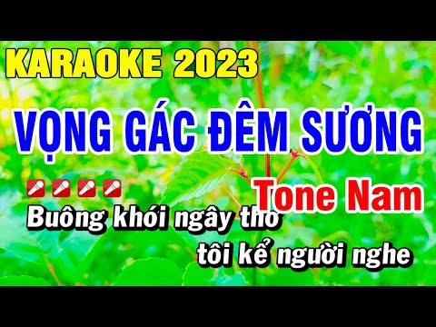 Vọng Gác Đêm Sương Karaoke Nhạc Sống Tông Nam | Hoài Phong Organ