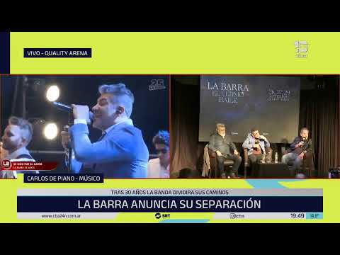 La Barra anunció su separación en Córdoba