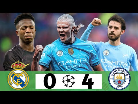 The Day Manchester City Made Real Madrid Cry 😭! 4-0