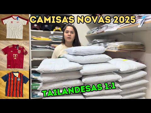 CAMISAS DE TIMES 1:1 TAILANDESAS - LANÇAMENTOS