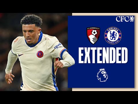 Bournemouth 0-1 Chelsea | Sancho and Nkunku Impact🔥 | HIGHLIGHTS - Extended | Premier League 2024/25