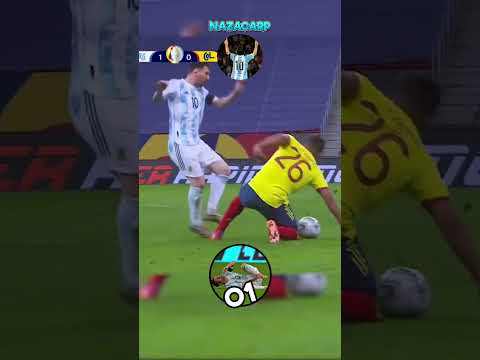 Cuantas faltas le hizo Colombia a Messi en la semifinal de la Copa America 2021?