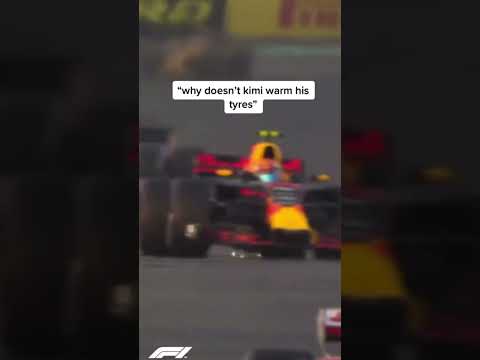 Kimi Raikkonen Doesn't Warm His Tyres Because He Is The Safety Car 😈🥶#f1 #shorts #kimiraikkonen