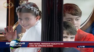 Kate, William + Co.: Was sich  Royals am Krönungstag zugeflüstert haben