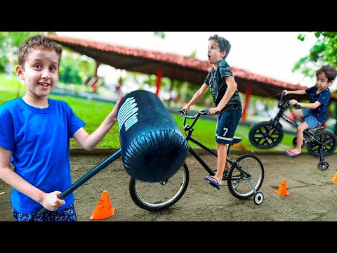 PAULINHO APRENDENDO A ANDAR DE BICICLETA COMPLETO - O FILME