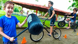 PAULINHO APRENDENDO A ANDAR DE BICICLETA COMPLETO - O FILME