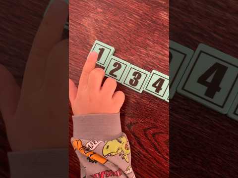 Ребенок считает от 1 до 20 #игрушки #учимсясчитать