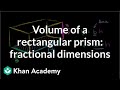 Volume Calculation of a Rectangular Prism