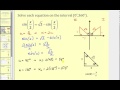 Solving Trigonometric Equations Using Substitution
